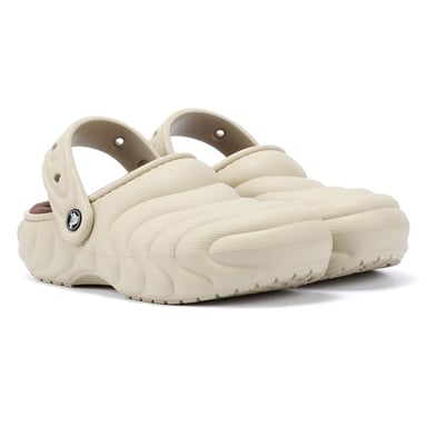 Crocs Classic gevoerde Overpuff damesklompen beige