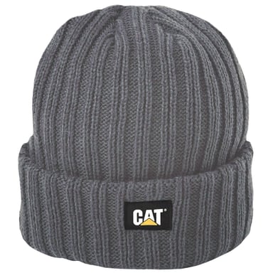 Caterpillar Rib Klocka Unisex Vuxnas Grå Mössa