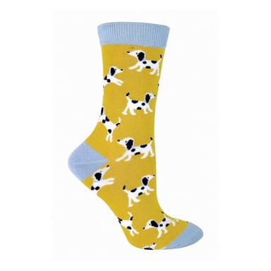 1 Verpakking Dames Novelty Hondenpatroon Bamboosokken