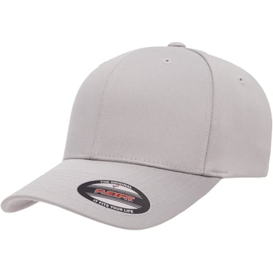 Flexfit Wooly Combed Baseball Cap (Silver)