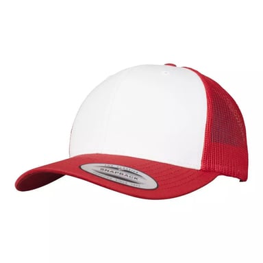 Flexfit Retro Trucker Pet (Rood/Wit)