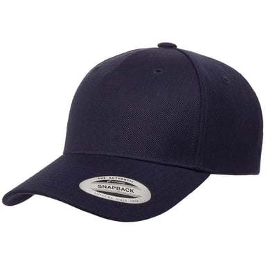 Flexfit YP Classics Gebogen 5 Paneel Snapback Cap (Marine)