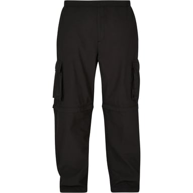 Urban Classics Cargo broek met rits voor heren (Zwart)