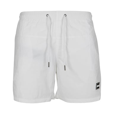 Urban Classics Mens Block Swim Shorts (White)