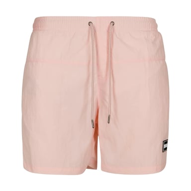 Urban Classics Mens Block Swim Shorts (Pink)