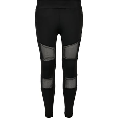 Urban Classics Girls Technical Mesh Leggings (Black)