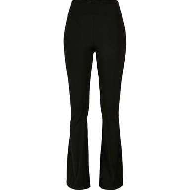 Urban Classics Womens/Ladies Recycled Flared High Waist Leggings (Black)