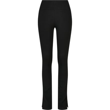 Urban Classics Womens/Ladies Side Slit High Waist Leggings (Black)