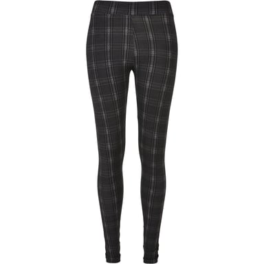 Urban Classics Womens/Ladies Soft Checked Leggings (Black)