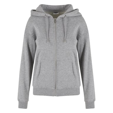 Urban Classics Womens/Ladies Full Zip Hoodie (Grey)