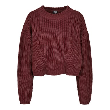 Urban Classics Womens/Ladies Oversized Wide Sleeves Sweatshirt (Cherry)