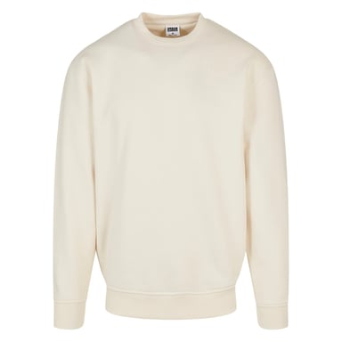 Urban Classics Heren Sweatshirt met ronde hals (Wit zand)