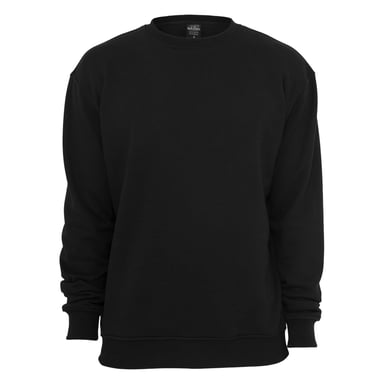Urban Classics Heren Sweatshirt met ronde hals (Zwart)