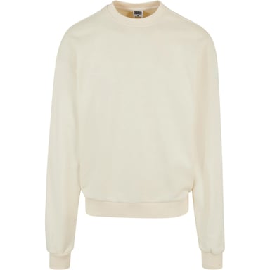 Urban Classics Heren Ultra Zware Crew Hals Sweatshirt (Wit zand)
