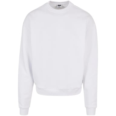 Urban Classics Mens Ultra Heavy Crew Neck Sweatshirt (White)