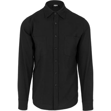 Urban Classics Heren geruit Flannel Shirt (Zwart)