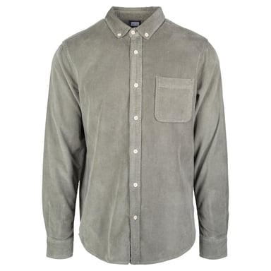 Urban Classics Heren Corduroy Overhemd (Olijf)