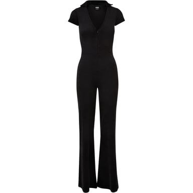 Urban Classics Womens/Ladies Velvet Jumpsuit (Black)