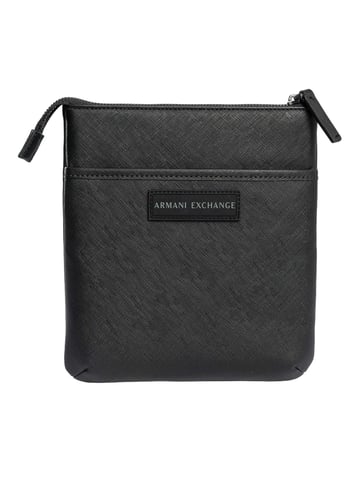 Armani Exchange Box Logo Crossbody Bag, Black