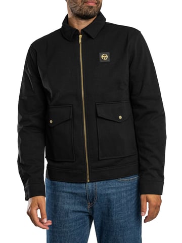 Sergio Tacchini New Tommaso Collared Jacket, Black