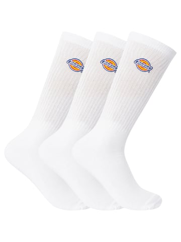 Dickies 3 Pack Valley Grove Socks, White