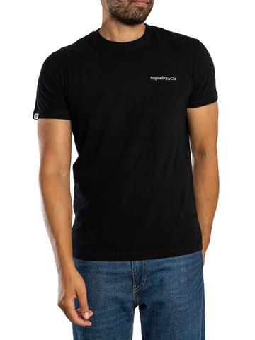Superdry Essential Company Logo T-Shirt, Black