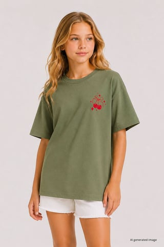 Youth Cotton Elastane T-Shirt