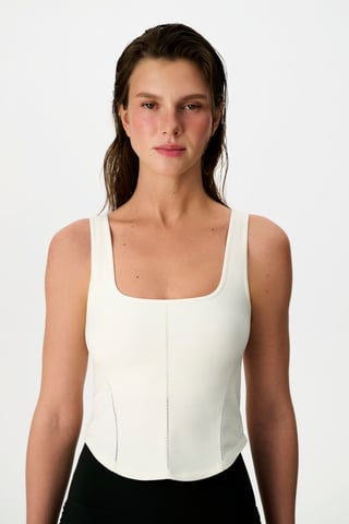 Ärmlös Crew Neck Bodysuit