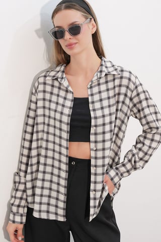 Patterned Long Sleeve Shirt