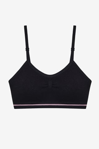Ungdom Crop Top med Ribbad Design