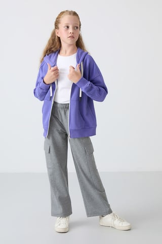 Unisex Youth Cotton-Blend Sweatshirt