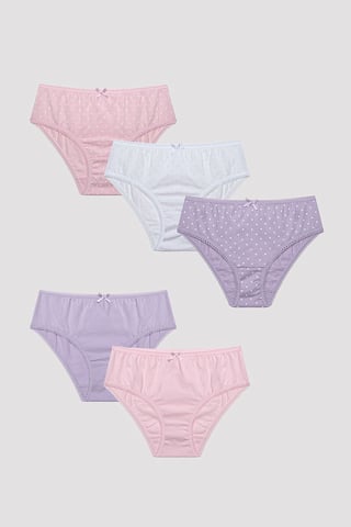 5-Pack Mid-Waist Katoenen Slipjes