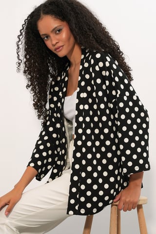 Polka Dot Beach Kimono