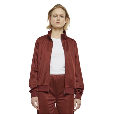Urban Classics Womens/Ladies Retro Track Jacket (Dark Rust)