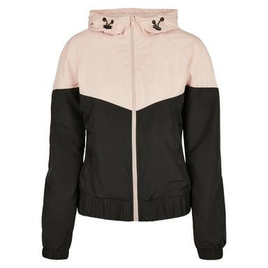 Urban Classics Womens/Ladies Arrow Windbreaker (Light Pink/Black)