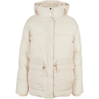 Urban Classics Womens/Ladies Puffer Jacket (White Sand)