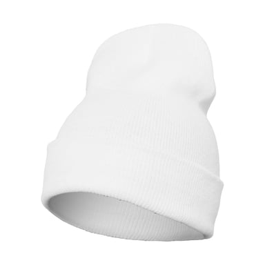 Flexfit Zware lange muts (Wit)