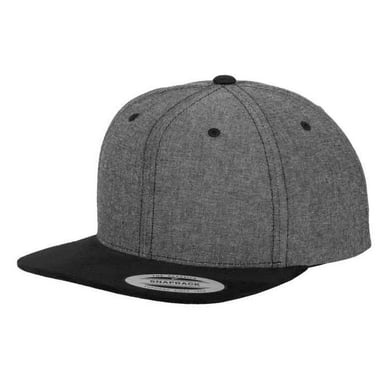 Flexfit Suède Snapback Cap (Zwart)