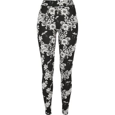 Urban Classics Womens/Ladies Soft Leopard Print Leggings (Black)