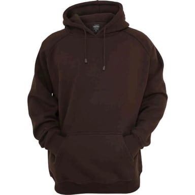 Urban Classics Mens Blank Hoodie (Brown)