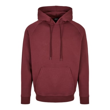 Urban Classics Mens Blank Hoodie (Cherry)
