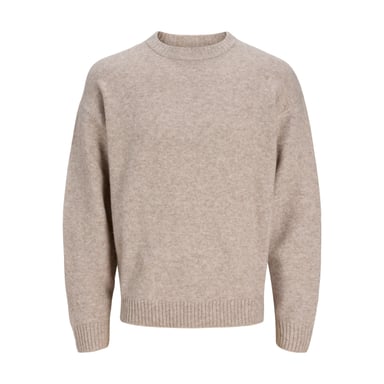Jack & Jones Trui Soho Ollie Knit Crew Neck Beige