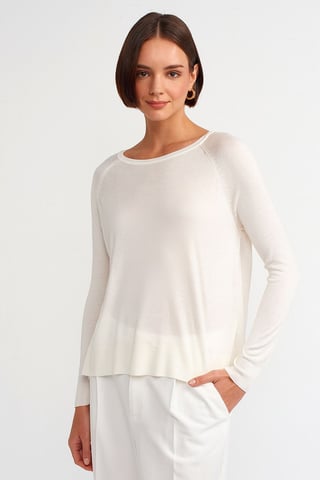 Women’s Ribbed Crew Neck Sweater