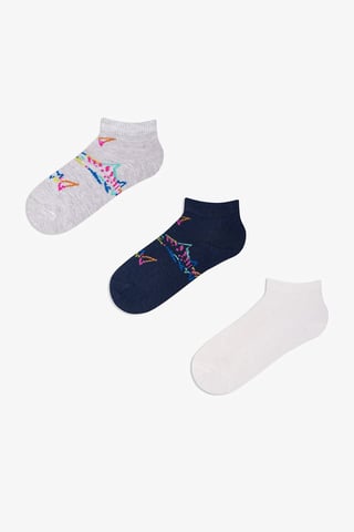 3-Pack Ungdoms Crew Strumpor