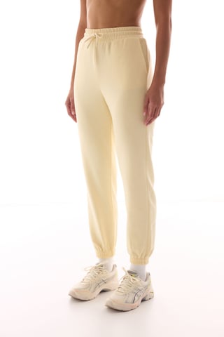 Överstor bomullsblandning avsmalnande sweatpants