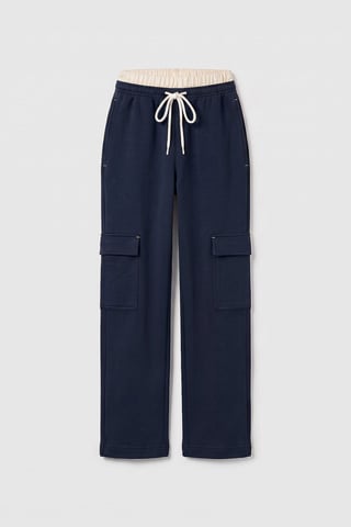 Youth Unisex Elastic Waist Wide Leg Sweatpants