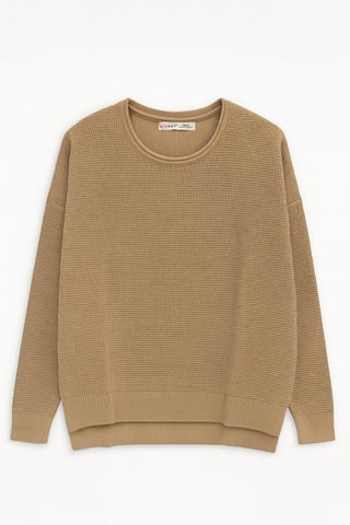 Boat Neck Relaxed Fit Sweater