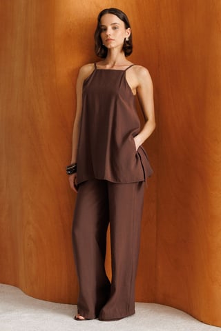 Wide-Leg Halter Jumpsuit