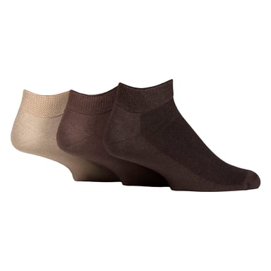 3-pack unisex bambu diabetesstrumpor mjuka andningsbara snälla passform vardag