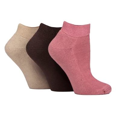3-Pack Unisex Bamboe Diabetische Trainingsokken Zacht Ademend Comfortable Pasvorm Voor Elke Dag